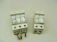 SIEMENS (1) 3NW7 031 32A 3.0W 3P AND (1) 3NW7 021 32A 3.0W 2P FUSE HOLDERS