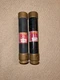 Lot Of 2 Bussmann Fusetron FRS-R-40 Time Delay Fuse 40A 600V 40 Amp