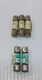 3 FNM 1/2 Fuses and 2 FNM 3/4 250V NEW Old Stock Mixed Lot(5)  Bussmann Fusetron