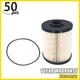 50PCs F55360 Fuel Filter Fit 2000-2010 Dodge Ram 2500 3500 L6 DIESEL OHV Turbo