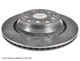2x BLUE Print Rear Left Internally Vented Brake Discs For Lexus Toyota Centur...