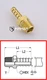 Turbo Adapter Fitting Male Hose-Barb Connector 1/8 BSP to 3/8 Tube (50 pcs)