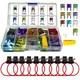 MuHize 12V Mini Fuse Holder - 120 Pcs Multi-Size Blade Fuses (2A 3A 5A 7.5A 1...