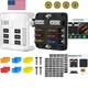 12V Fuse Block 6 Way 12 Volt Fuse Box ATO/ATC Marine Fuse Panel with LED Indi...