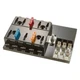Install Bay BLC-110-G ATC Fuse Block w Grounding Pad 10 Position