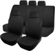 Covers Full Set, Breathable Vehicle Front and Rear Split Bench