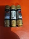 BUSSMANN FRN-R-45 DUAL ELEMENT TIME DELAY FUSES 250V 45A LOT OF 3