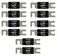 (Set/10) Install Bay High Quality Nickel Plated 150 Amp 150A ANL Fuses