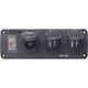 Blue Sea 4365 Water Resistant USB Accessory Panel - 15A Circuit Breaker, 12V...