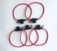 5PCS 12 GA. WATERPROOF IN-LINE ATM MINI BLADE FUSE HOLDER 100% OFC COPPER WIRE