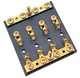 Sea Dog 420544-1 - 20 A 12 V DC 4 Gang AGC Fuse Terminal Block
