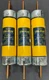 **Lot of 3** Bussmann LPS-RK-125SP 125A Class RK1 600V 200kA Time Delay Fuses