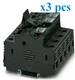 x4 NEW Phoenix 3048580 UK 10,3-CC HESI N - Fuse modular terminal block