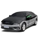 Half Car Cover, Waterproof Windshield Cover for Ice and Snow with Cotton Line...