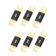 6pcs 60amp/60a Anl Fuse, Blade Fuse for Marine Car Vehicle Audio and Video