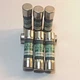 LOT OF 7 COPPER BUSSMANN FUSETRON DUAL-ELEMENT FUSE - FNM-6/10 