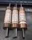 LOT OF 3 FERRAZ SHAWMUT OT100 ONE-TIME FUSE 100A 250 VAC (224-1)