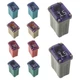 EPLZON 15A 20A 25A 30A 40A 32V FMM MCASE Micro Cartridge Fuses Multicolored