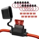 16 AWG Inline Fuse Holders  10 Pack for 12V 10A Blade Fuses