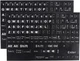 2 Pack English Keyboard Stickers Big Letter Full Set (120 Pcs), Universal PC Com