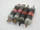 *Lot of 4* Bussmann Fusetron FRS175 175A, 600VAC, Max Fuses