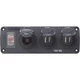 Blue Sea 4365 Water-Resistant Panel, 15A Circuit Breaker, 12V Socket, 2.1A USB