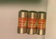 Set Of 3 Ferraz Shawmut A4J40 Fast Acting Fuse Class J 40 Amps 600VAC