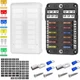 DaierTek 12 Way Fuse Block, 12 Volt Blade Block with 12 