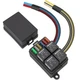 Weasch 12V Pre-Wired Fuse Relay Box, 4 Relays and 6 ATC/ATO Blade Fuses, 4-Pin 4