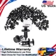  Universal 120Pcs Hole Plastic Rivets Fastener Push Clips 8MM Car Auto Fender US