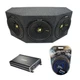 Kicker CompC CWCS10 Triple 10" Subwoofer Loaded 1500 Watt Sub Box & CX1200.1 Amp