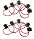 16 Gauge ATC ATO In-Line Fuse Holder Wire Copper 12V Blade Waterproof 10 Pack