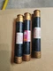 Lot Of 4 Bussman Fusetron FRS-R-15 Dual Element Time Delay Fuse TESTED 