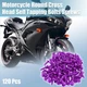 120pcs Universal Purple Motorcycle Round Cross Head Self Tapping Bolts Screws