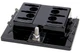 Allstar Performance ALL76180 Fuse Block (Auxiliary) - 6 Circuit - Black -