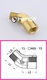 Brass Turbo Adapter Fitting 45 Degree Street Elbow 1/8 BSP(M) to 1/8(F) (50pcs)