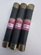 Lot of 3 Bussmann FRS-R-3 Fusetron Dual-Element Time-Delay Fuses 600V 3 Amp NOS