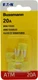 Bussmann - BP/ATM-20-RP 0408.1332 20 Amp Fast Acting Mini-Fuse, Yellow 5-PACK