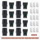MUYI 10 Kit 3 Pin Weather Pack Connector for 20-14 AWG Wire Harness 2.5mm Series