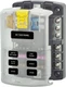 Blue Sea - 5025-BSS Fuse Block STBlade 6circ w/gnd/cvr (1EA)