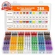 JOREST 280 Pcs Fuse Kit,182 Mini Car Fuses Assortment + 98 Standard Auto Blade F