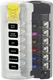 AMRB-5035 Blue Sea ST Blade Fuse Block - 6 Independent Circuits W/ Cover