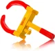 Heavy Duty Trailer Lock Wheel Clamp, Adjustable Anti-Theft Tire Lock Boot for Ca