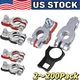 2XBattery Terminal Connector Top Post Positive Negative Heavy Duty Universal Lot