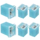 ALLECIN 20A Square Auto Fuses 20 AMP Low Profile Box Shaped Automotive blue 