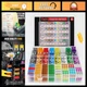 372 Pcs Car Fuse Assortment Kit - Standard, Mini, Micro2 Fuses + Puller for Auto