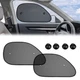 2 Pack Car Window Shade, Universal Side Cling Sunshade for Baby, Black 