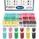 Eoppen 36Pcs Jcase Fuse Car Fuses Blue, Pink, Green, Red, Yellow, Black 