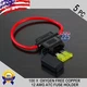 5 Pack 12GA Gauge ATC In-Line Blade Fuse Holder 100% OFC Copper Wire + 1A - 40A