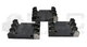 LOT OF 3 MARATHON 4100032 FUSE HOLDER 6F30A3B 600V 30A 3 POLE